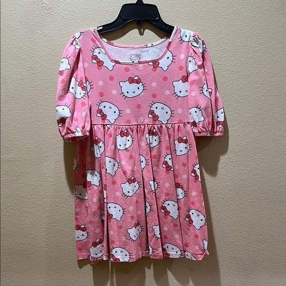 Hello Kitty Pink Kids Dress - Picture 1 of 4